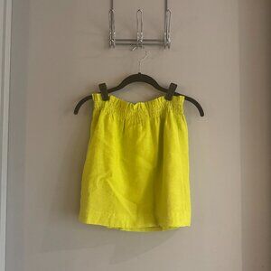 Jcrew Chartreuse mini skirt